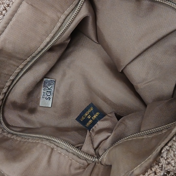 Pair (2) THE SAKS Crochet Black and Tan Women's Bags - Picture 7 of 7